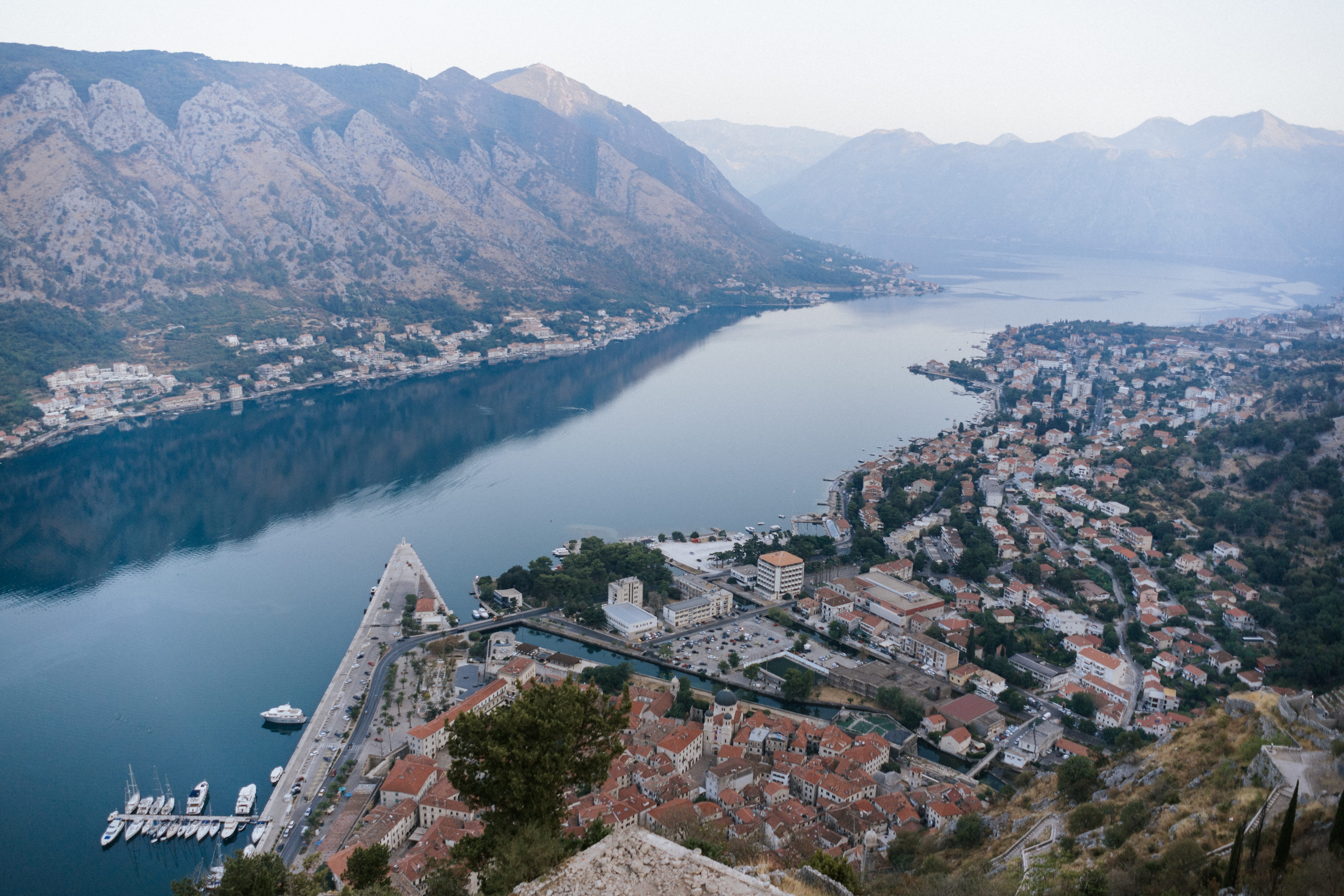 Bay of kotor water view