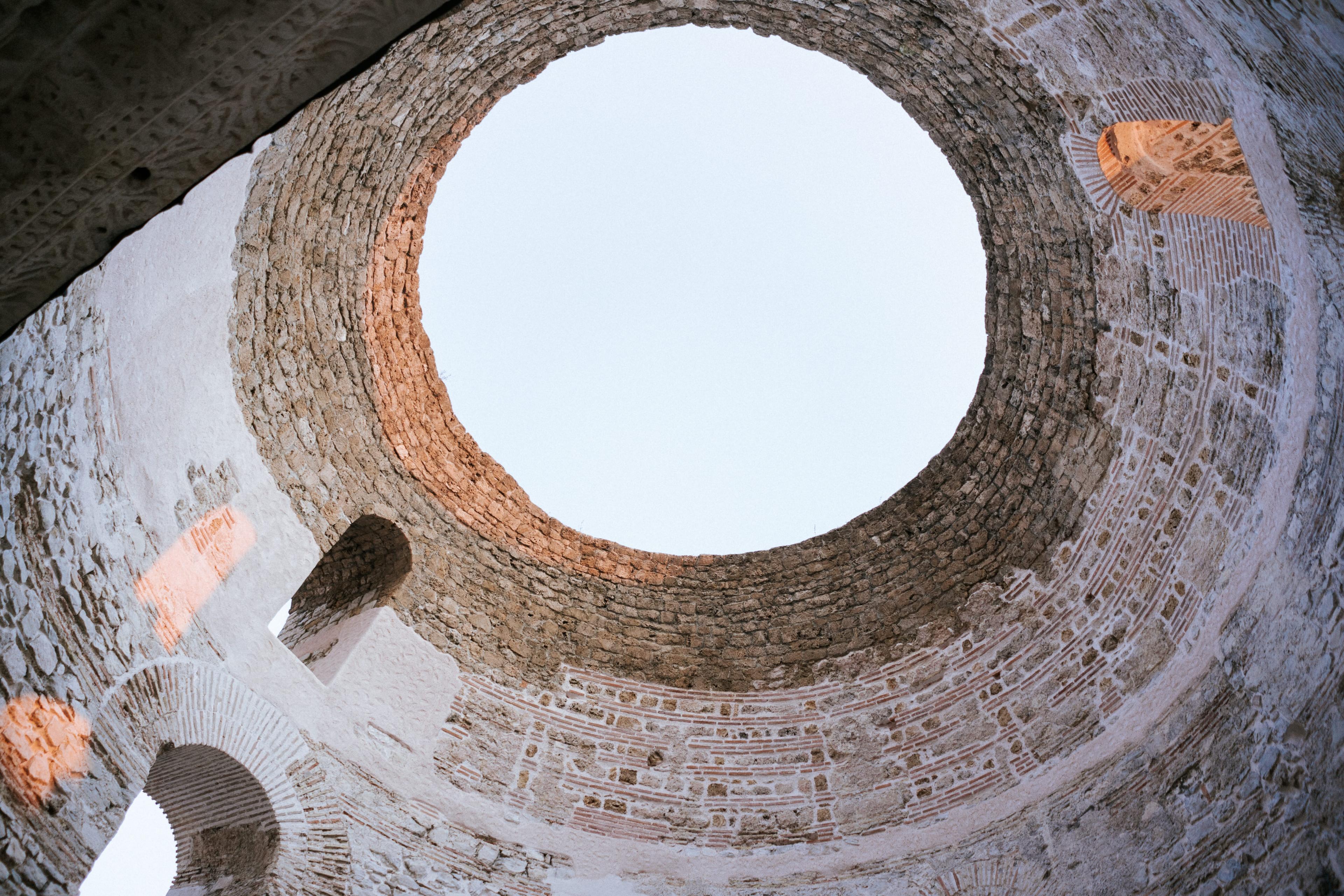 Man standing saint domnius tower